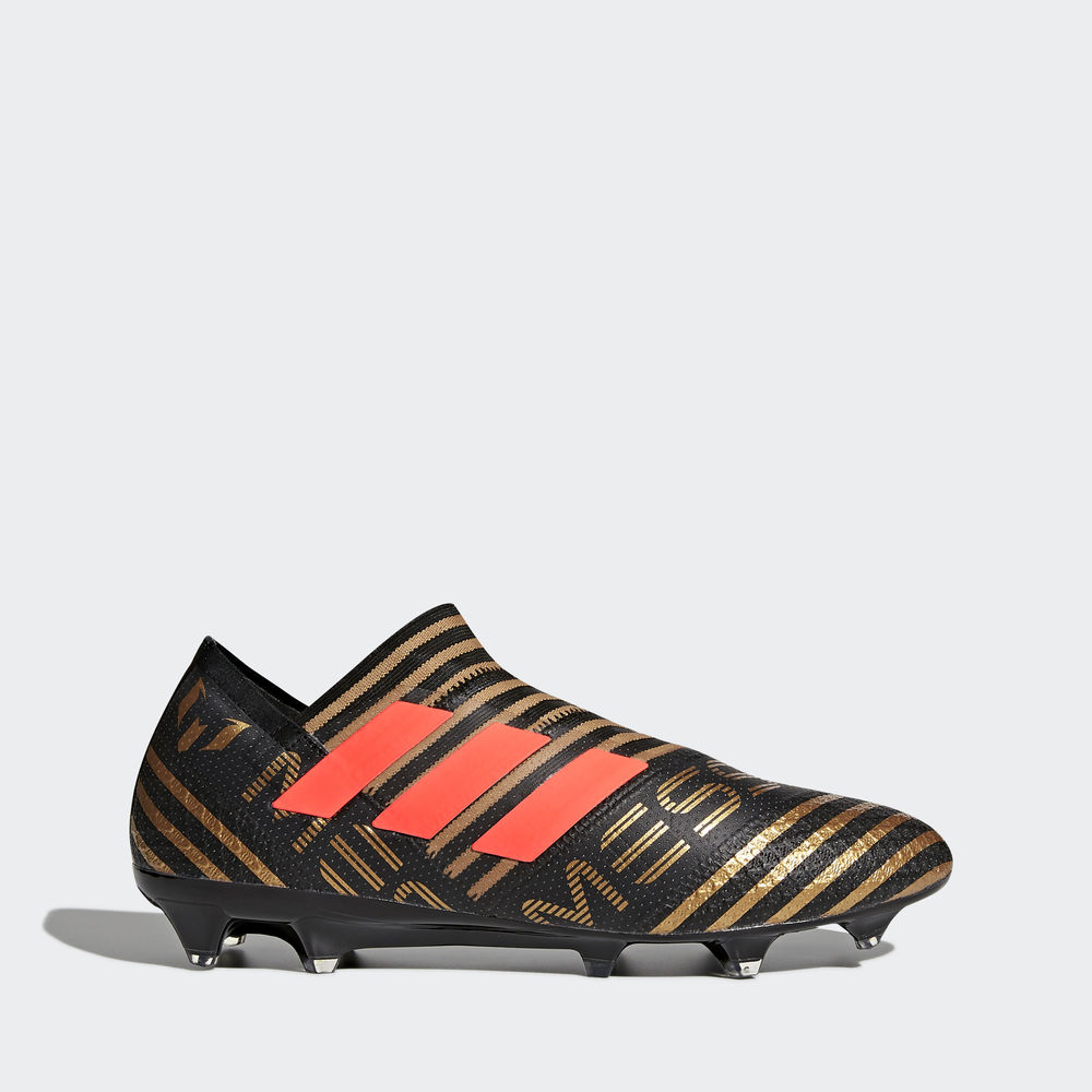 Adidas Nemeziz Messi 17+ 360 Agility Firm Ground - ποδοσφαιρικα παπουτσια ανδρικα - Μαυρα/Κοκκινα/Χρ